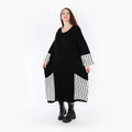 AKH 2405 Dress, Black and White