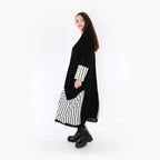 AKH 2405 Dress, Black and White