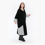 AKH 2405 Dress, Black and White