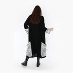 AKH 2405 Dress, Black and White