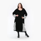 AKH 2405 Dress, Black and White