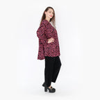 AKH Fashion Shirt 593 Hania, Fuchsia/Schwarz
