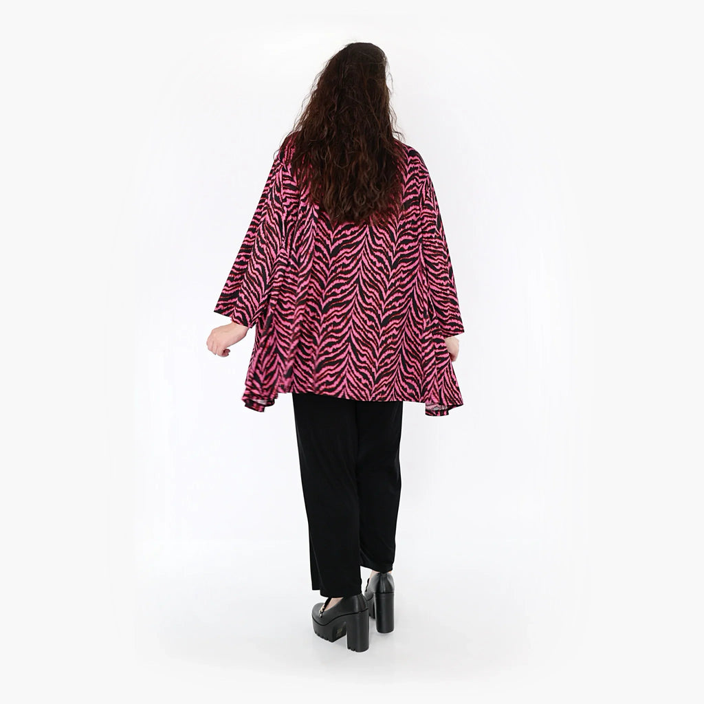 AKH Fashion Shirt 593 Hania, Fuchsia/Schwarz