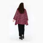 AKH Fashion Shirt 593 Hania, Fuchsia/Schwarz