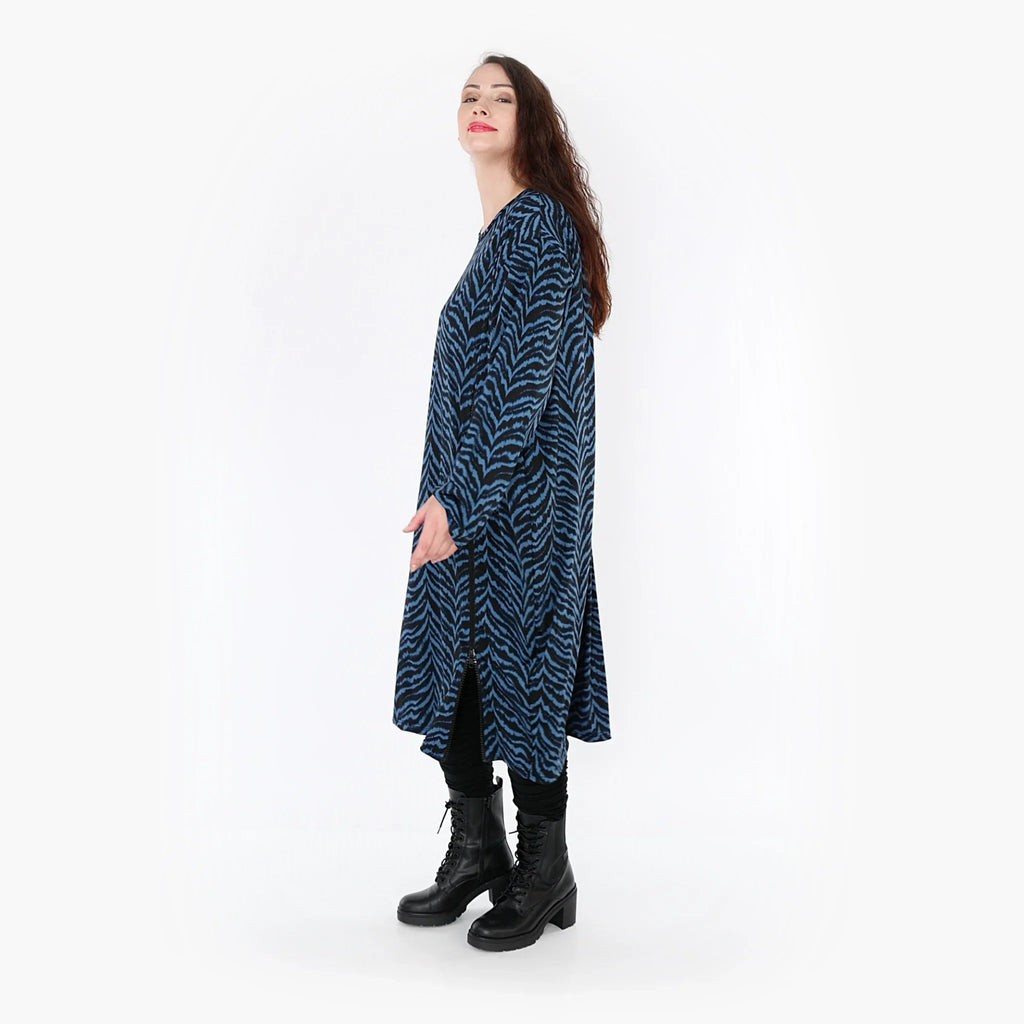 AKH Fashion Dress 6942 Hania, Petrol/Black