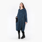 AKH Fashion Dress 6942 Hania, Petrol/Black