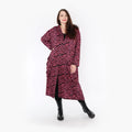 AKH Fashion Mantel 6976 Hania, Fuchsia/Schwarz