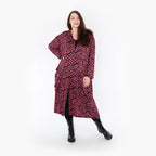 AKH Fashion Mantel 6976 Hania, Fuchsia/Schwarz
