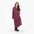 AKH Fashion Mantel 6976 Hania, Fuchsia/Schwarz