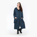 AKH Fashion Mantel 6976 Hania, Petrol/Schwarz