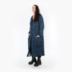 AKH Fashion Mantel 6976 Hania, Petrol/Schwarz