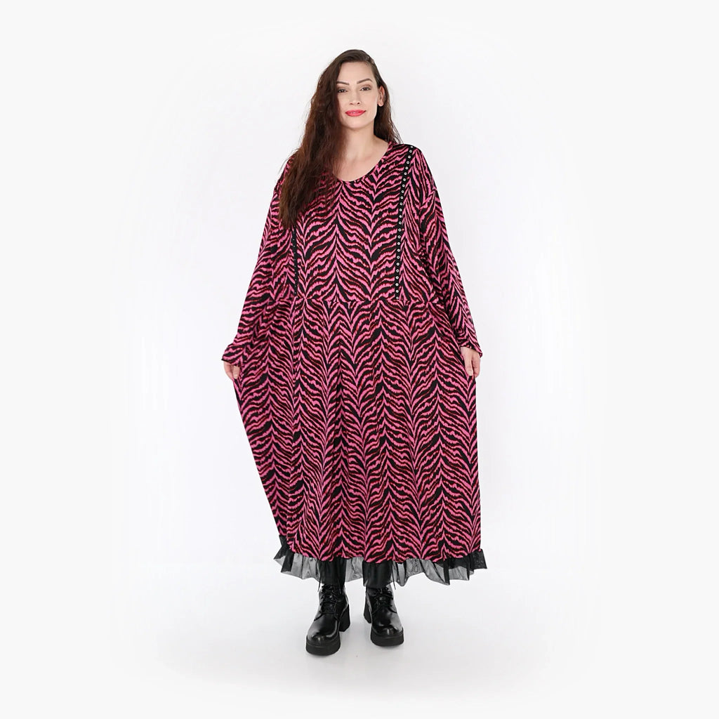 Robe AKH 6984, fuchsia-noir