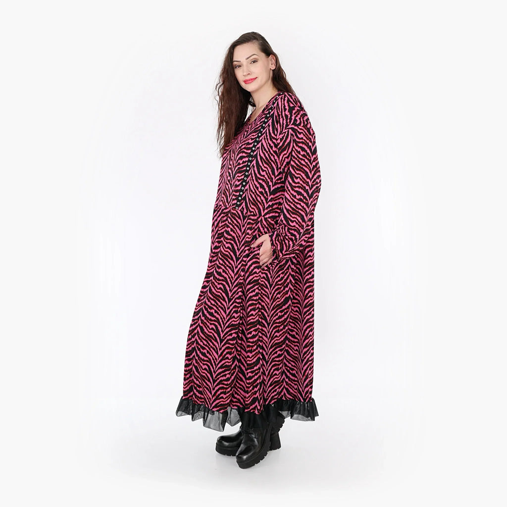 Robe AKH 6984, fuchsia-noir