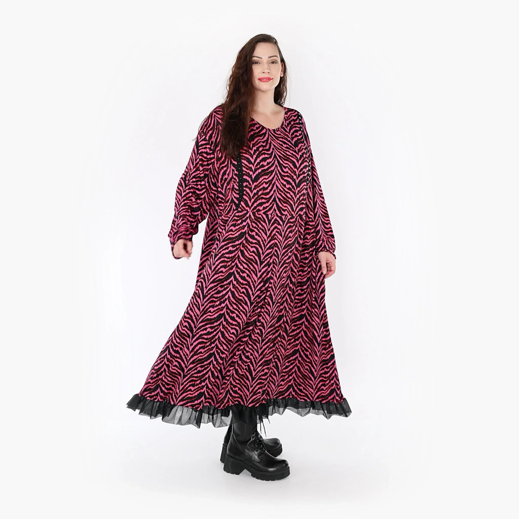 Robe AKH 6984, fuchsia-noir
