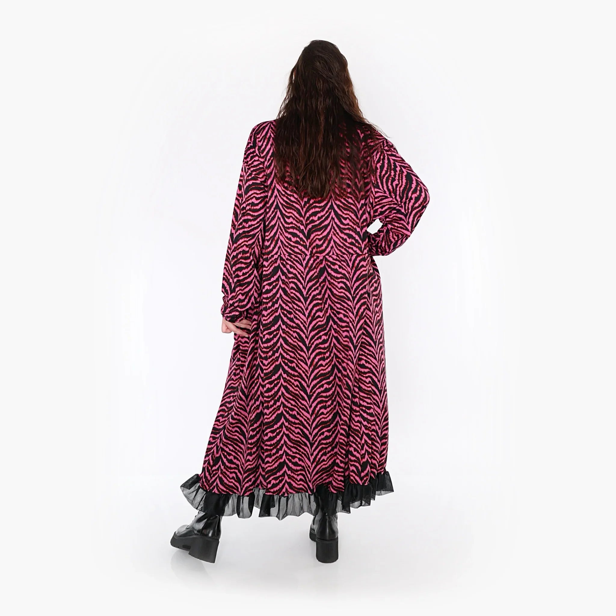 Robe AKH 6984, fuchsia-noir