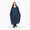 AKH Fashion Kleid 6984 Hania, Petrol/Schwarz