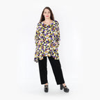 AKH Fashion Shirt 593 Adna, Violett/Lime/Schwarz