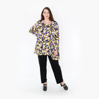 AKH Fashion Shirt 593 Adna, Violett/Lime/Schwarz