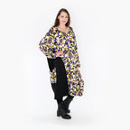 AKH Fashion Kleid 6980 Adna, Violett/Lime/Schwarz