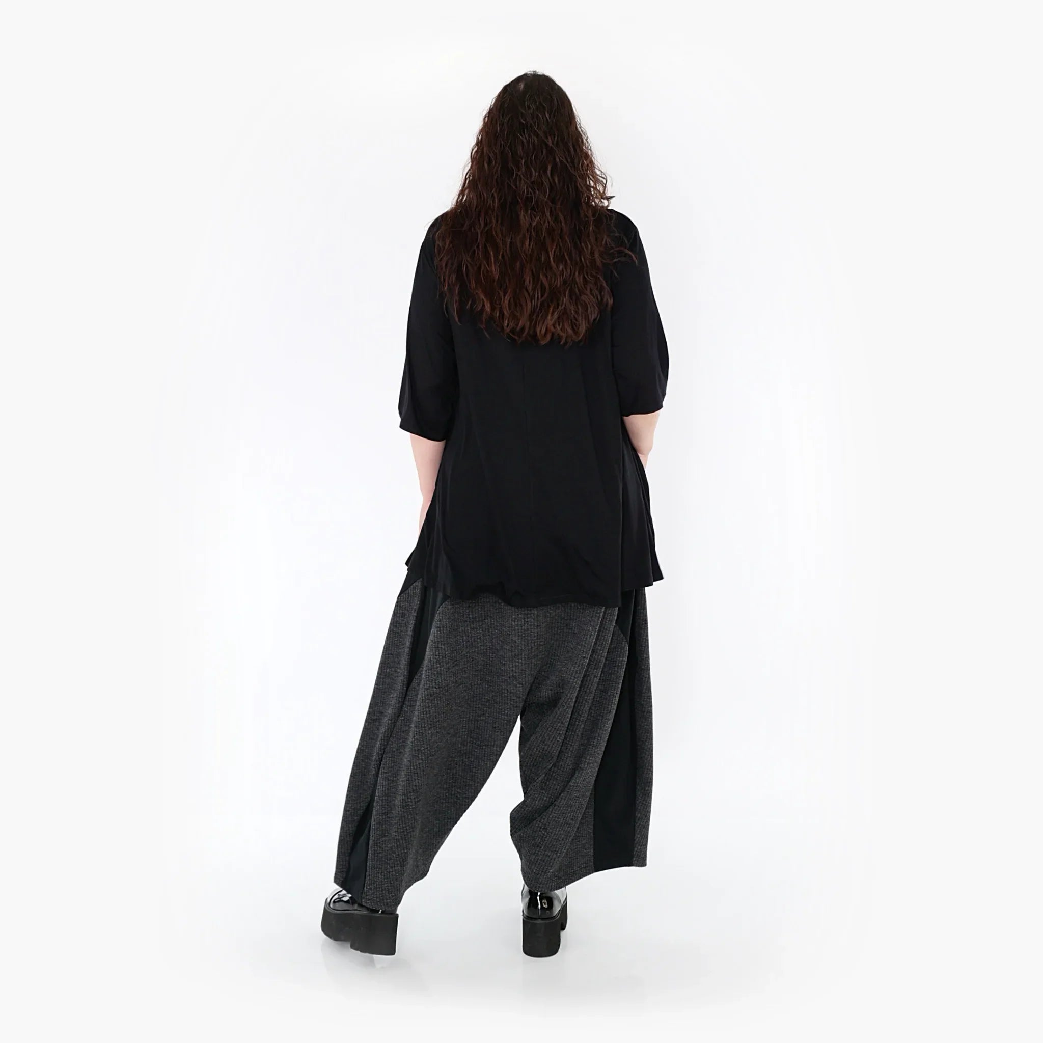 AKH Fashion Hose 6883 Femme, Schwarz/Dunkelgrau