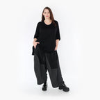 AKH Fashion Hose 6883 Femme, Schwarz/Dunkelgrau