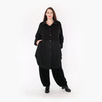 Chemisier AKH 6881, noir