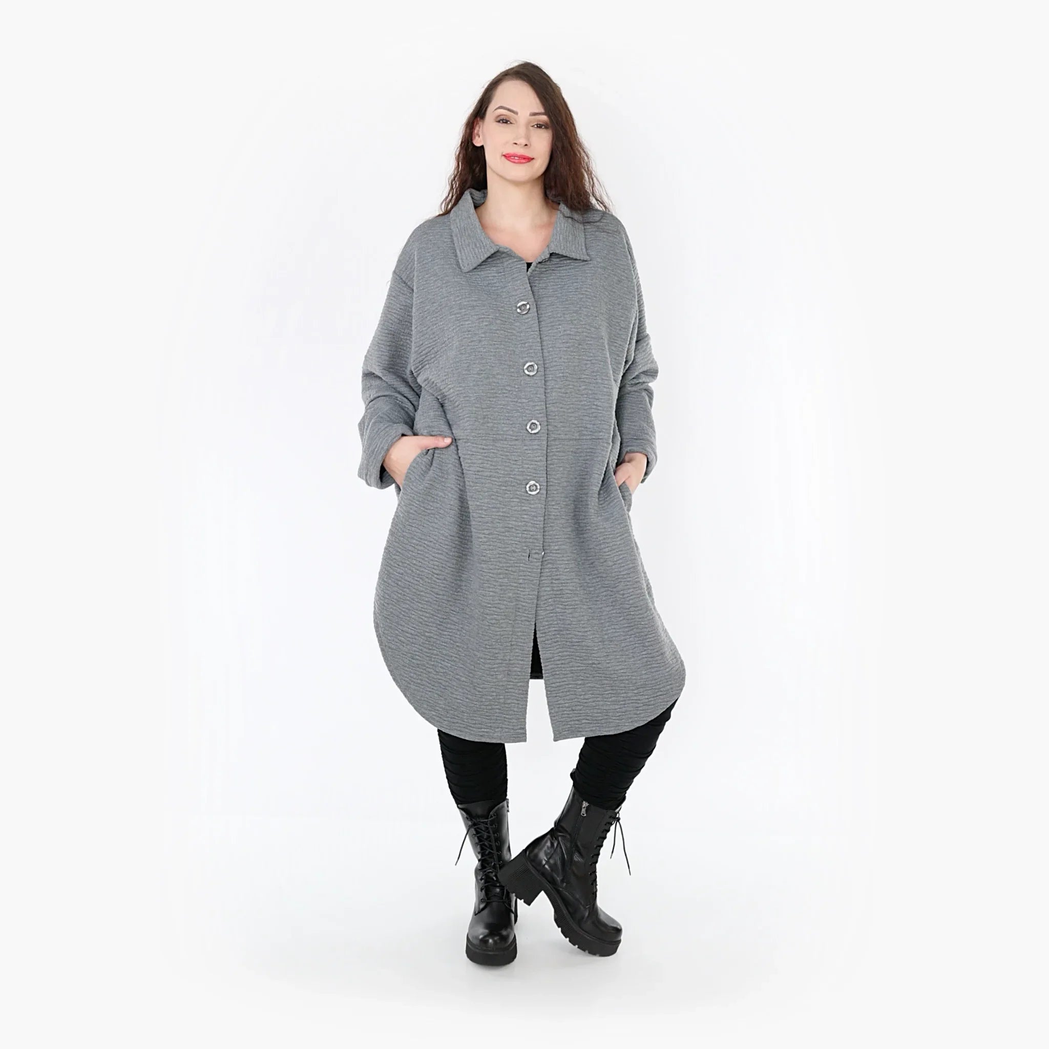 Chemisier AKH 6881, gris