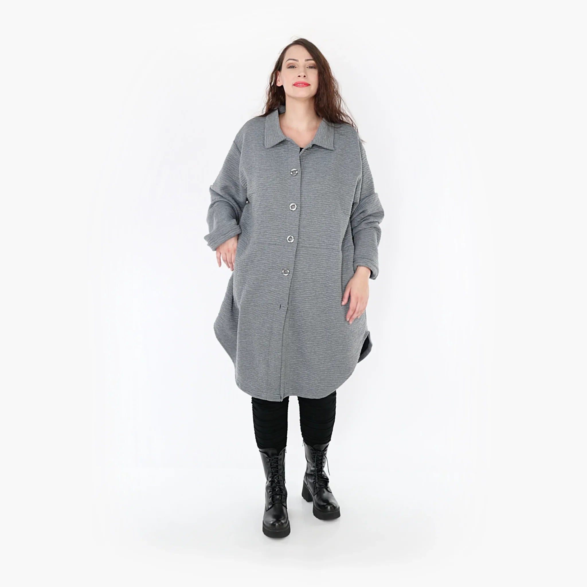 Chemisier AKH 6881, gris