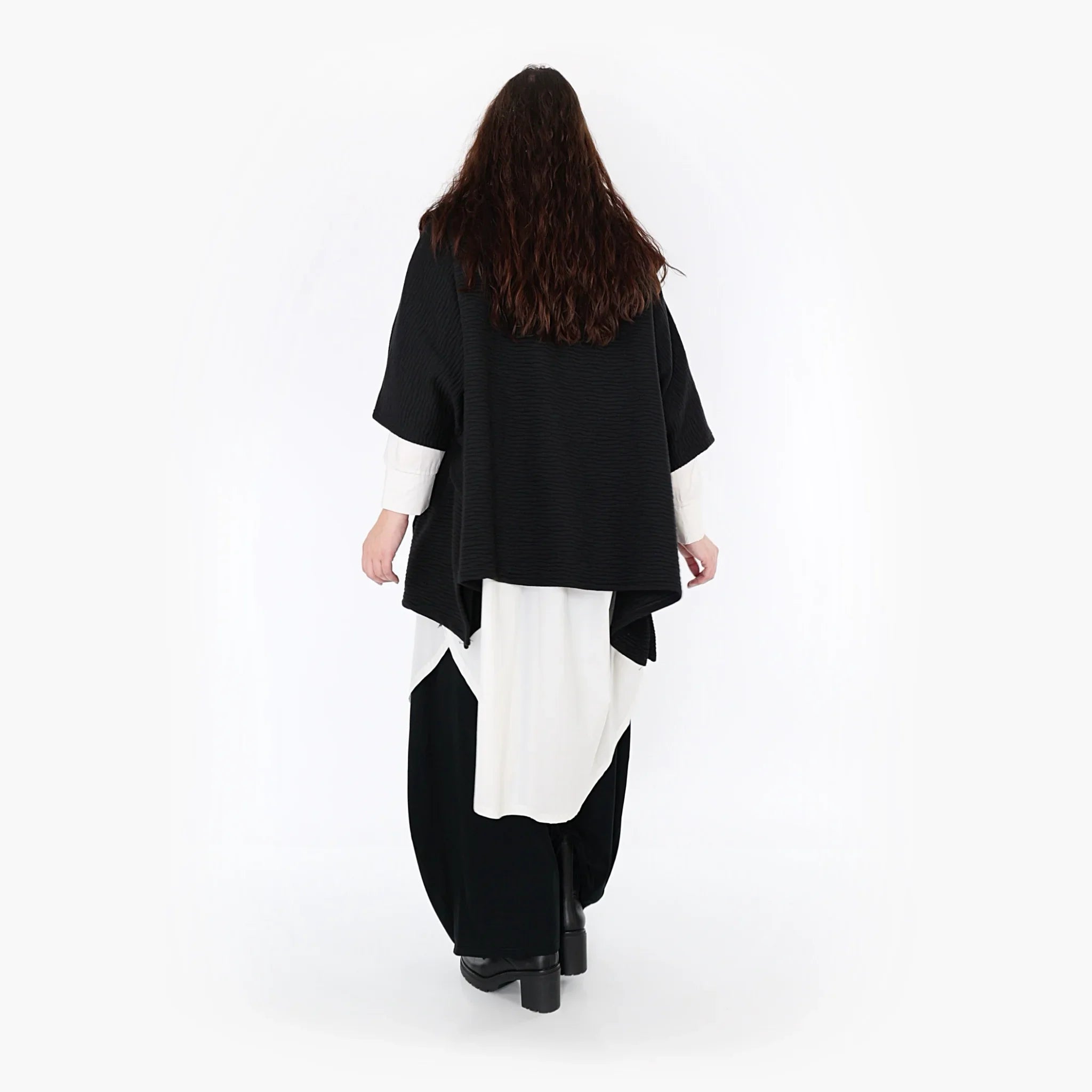Poncho AKH 6884, noir