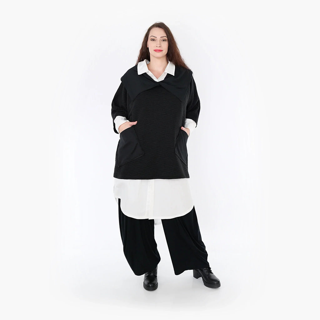 Poncho AKH 6884, noir