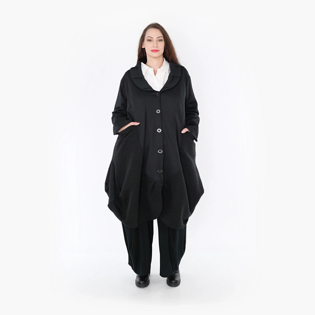 AKH Fashion Coat 6885 Labelle, Black