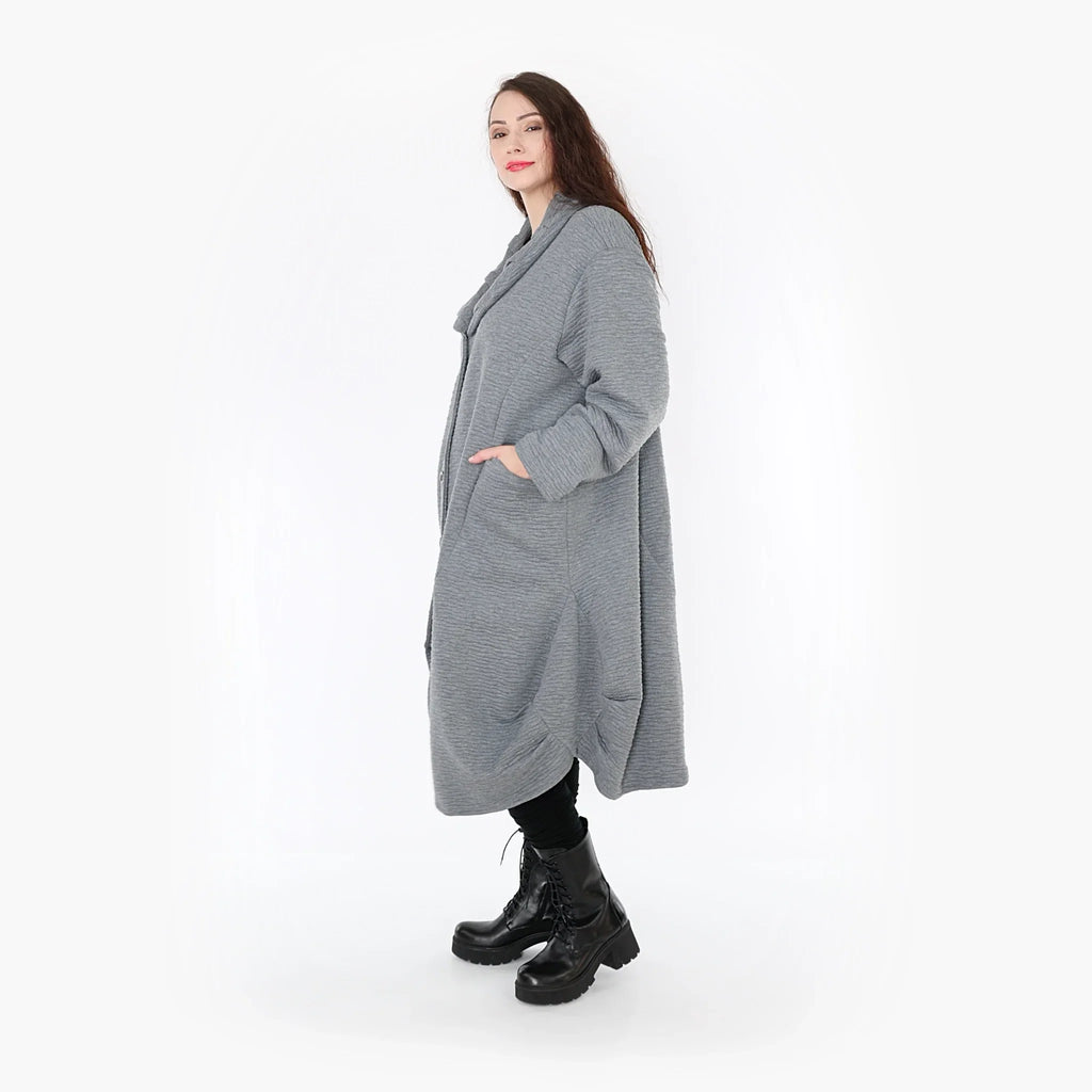 AKH 6885 Coat, Grey