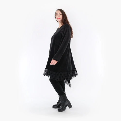 AKH 6875 Kleid, Schwarz