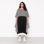 AKH Fashion Kleid Warmy 2326 Schwarz