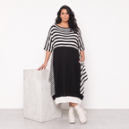 AKH Fashion Kleid Warmy 2326 Schwarz
