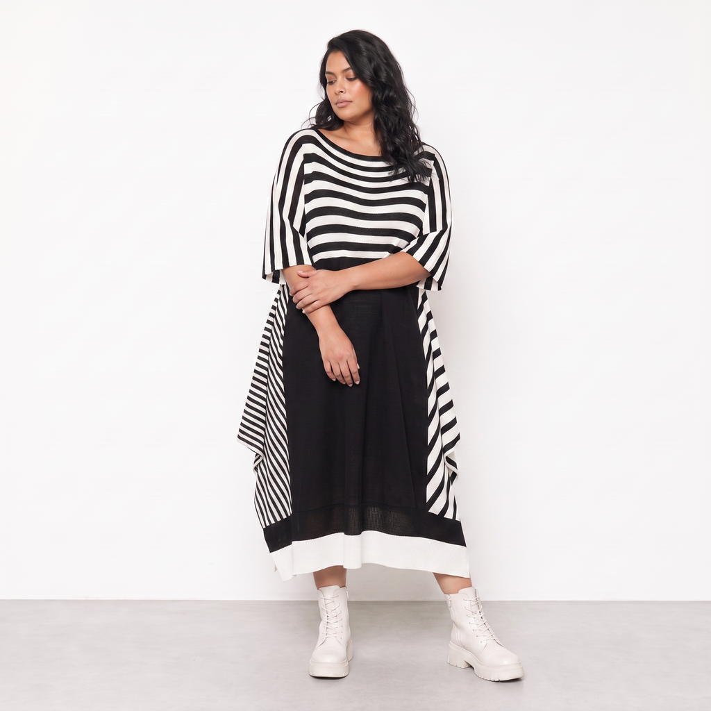AKH Fashion Kleid Warmy 2326 Schwarz
