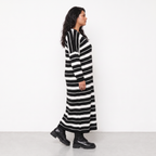 AKH Fashion Kleid Warmy 2337 Schwarz/Weiß