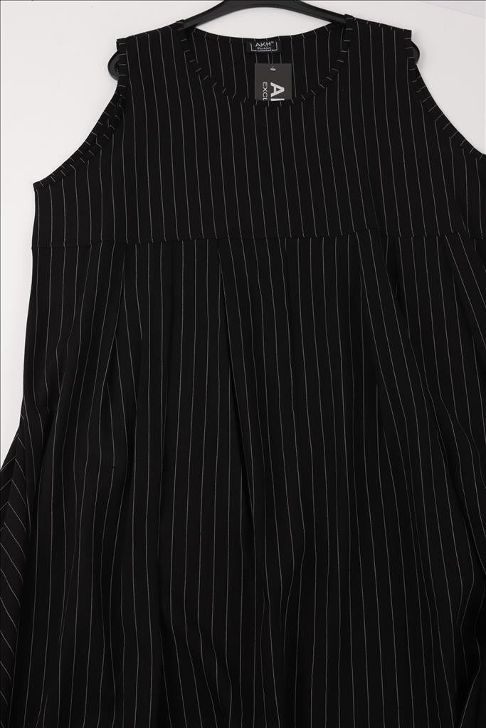 Sommer Tunika in Form aus er Qualität, Schwarz-Weiß Lagenlook Oversize Mode B2B Großhandel
