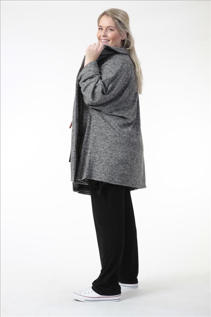 Winter Jacke in kastiger Form aus er Qualität, Grau Lagenlook Oversize Mode B2B Großhandel